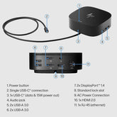 HP - HP USB - C Dock G5 - 11 - in - 1 Adapter